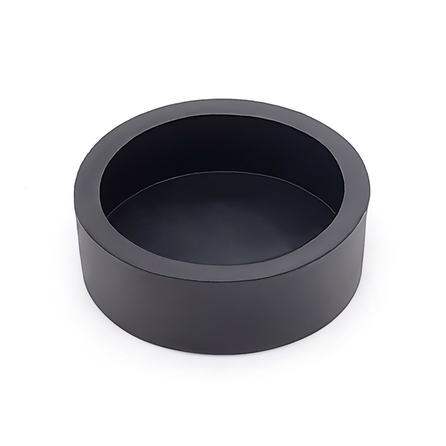 Circular Pot Magnet Black Waterproof Soft Rubber Protective Sleeve