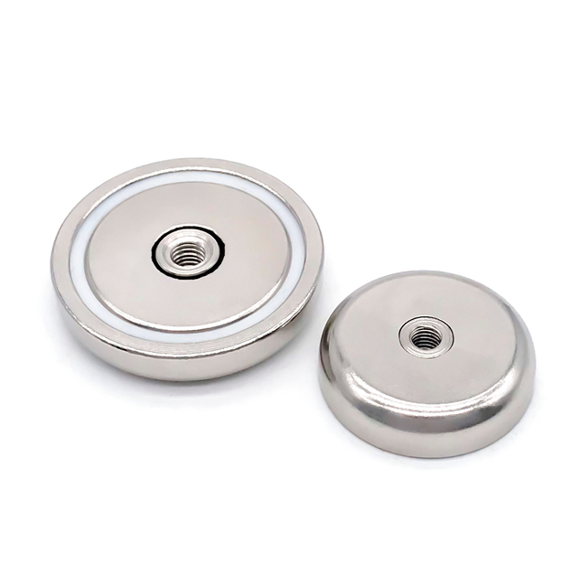 Neodymium Pot Magnet with Thread Hole