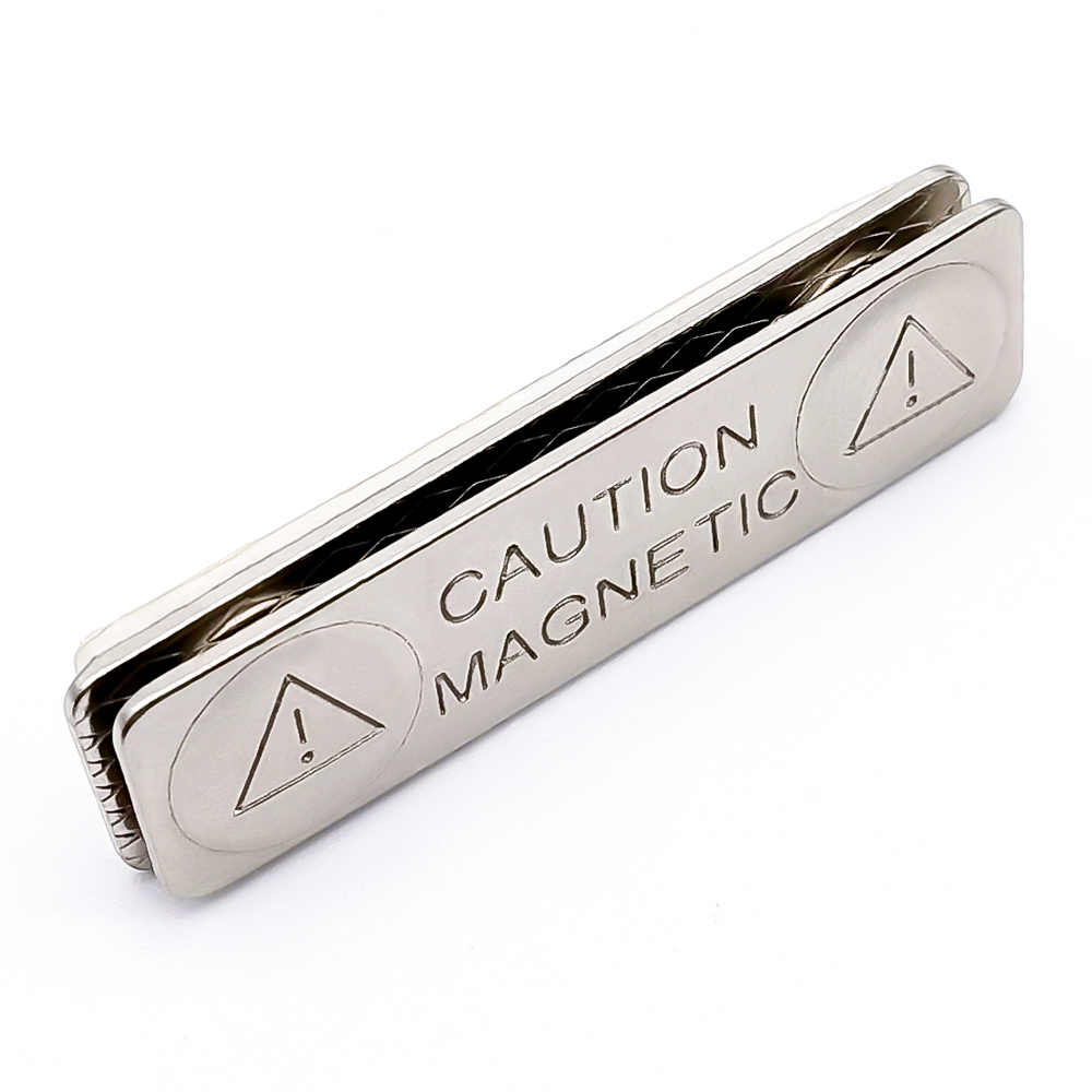 Office Employee Card Reusable Steel Plate Neodymium Magnetic Name Badge