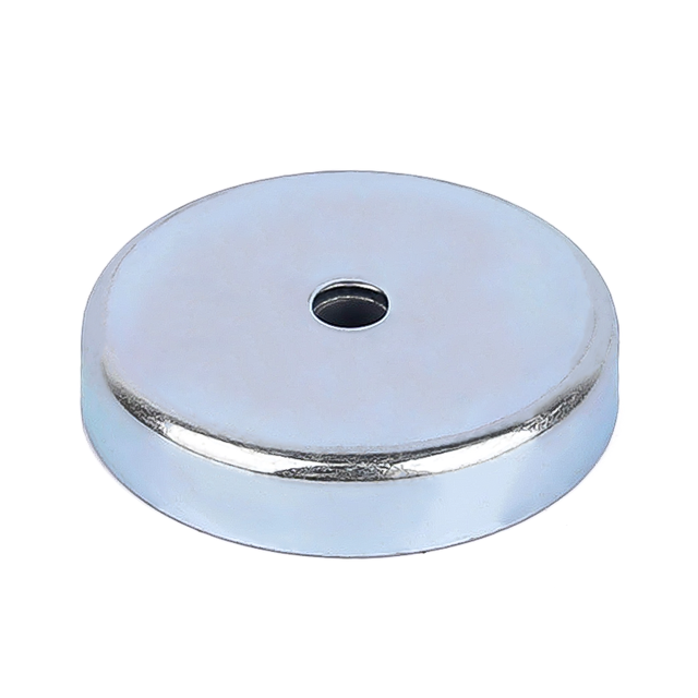 Ferrite Pot Magnet With Countersunk Hole 