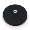 Black Rubber Coated Internal Threaded Rod Neodymium Pot Magnet 