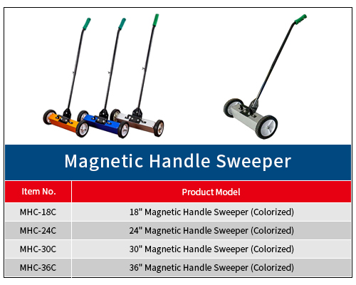 self clean customized magnetic sweeper