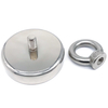Single Side Stainless Steel Eyenut Round Neodymium Fishing Magnet