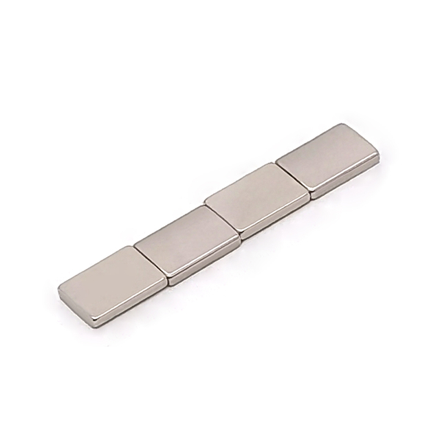 Block Shape N45SH NdFeB Industry Permanent Magnet Ni Plating Neodymium Magnet in Drone Motor