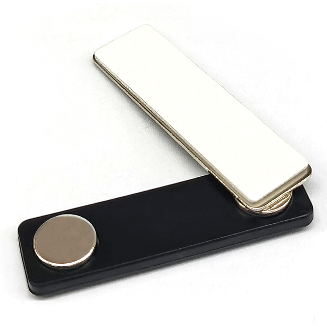 Rectangle Adhesive Backing Steel Sheet Neodymium Name Badge Magnet 