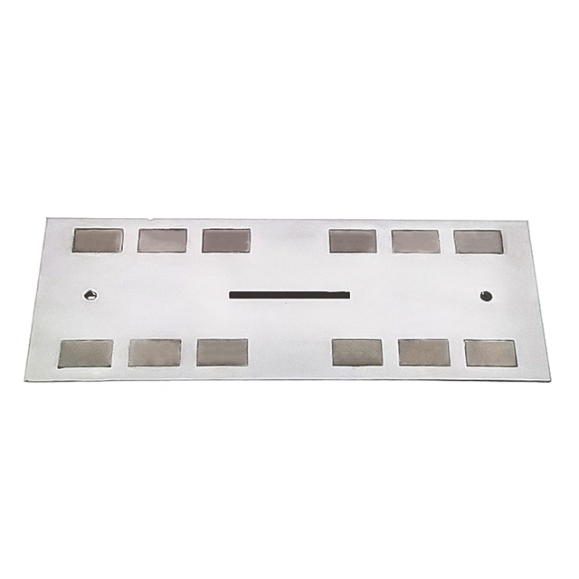 Rectangular Customized NdFeB Permanent Magnetic Fixing Plate with Threaded Holes