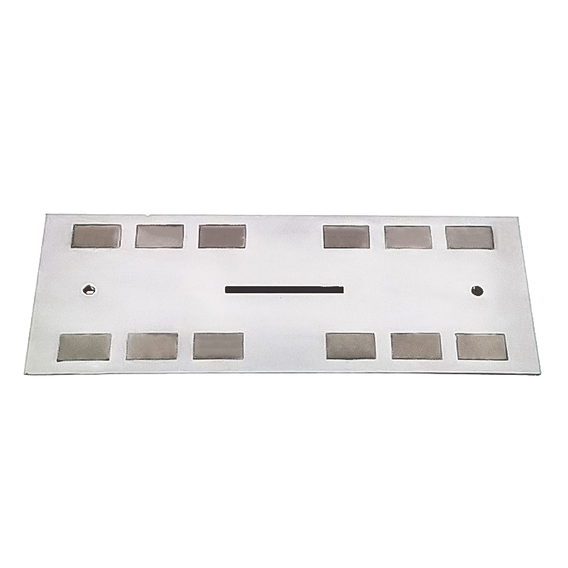 Rectangular Customized NdFeB Permanent Magnetic Fixing Plate with Threaded Holes