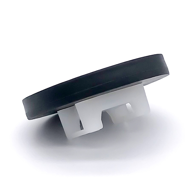 Black Rubber Coated Neodymium Pot Magnet Cable Tie Base