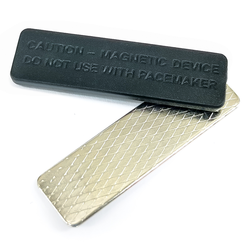 Rectangle Adhesive Backing Steel Sheet Neodymium Name Badge Magnet 