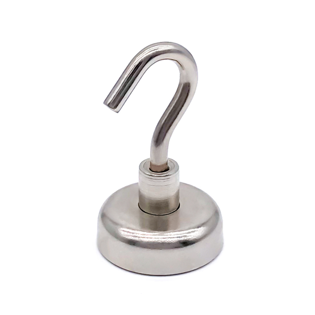 Round Base Pot Magnet Neodymium Magnetic Hook 