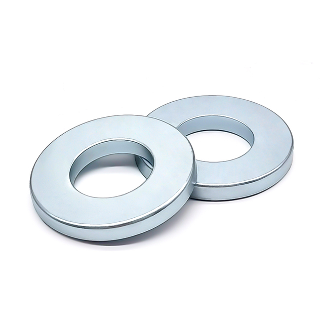 Ring Zinc Plating Loud Speakers Magnet N40M Grade NdFeB Rare Earth Permanent Magnet