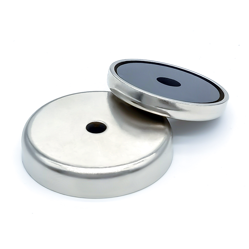 Ferrite and Neodymium Pot Magnets compared for industrial and commercial applications